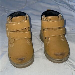 Tan Kids Boots